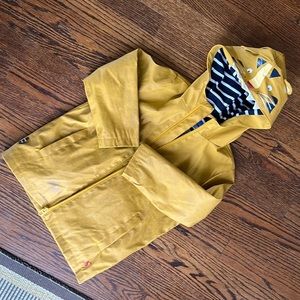 Lion hood lined raincoat